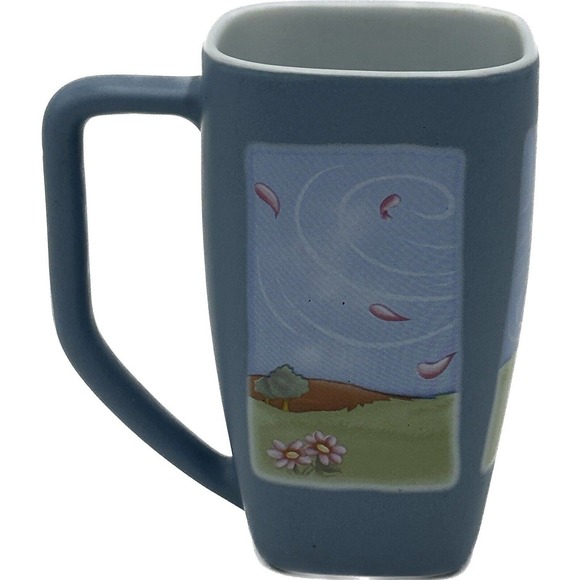 Vtg Winnie The Pooh Mug Coffee Tea Cup Life’s A Breeze 3 Sided Disney Disneyland - Picture 4 of 8